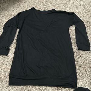 Black sweatshirt dress Size M